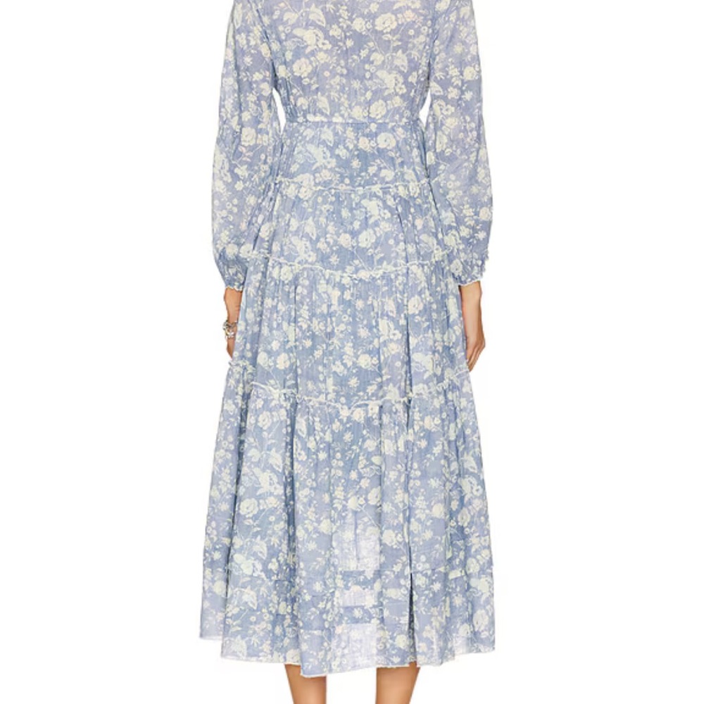 Free People Pappiet Midi Dress Size Medium - Picture 3 of 9